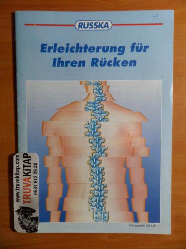 Erleichterung für Ihren Rücken - (Almanca Egzersiz Broşürü)