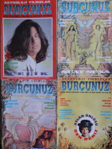 Astroloji Yıldızlar Burcunuz Dergisi 1995 / Sayı: 33-34-35-36