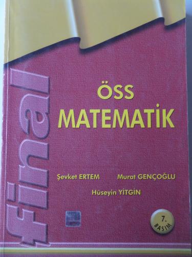 Öss Matematik / 7. Basım Şevket Ertem