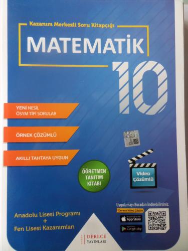 10. Sınıf Matematik Kazanım Merkezli Soru Kitapçığı / 2 Adet