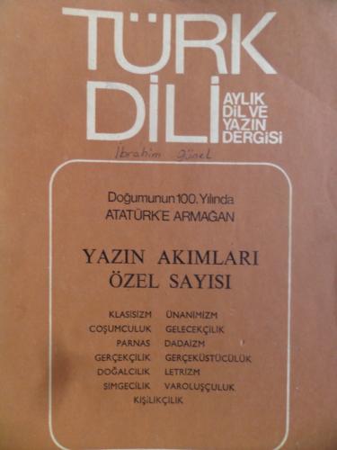 Türk Dili Aylık Dil ve Yazın Dergisi 1981 / 349