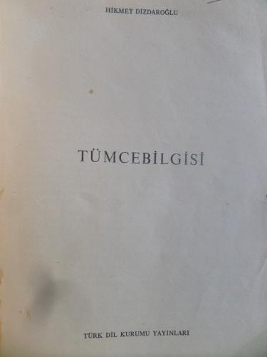 Tümcebilgisi Hikmet Dizdaroğlu