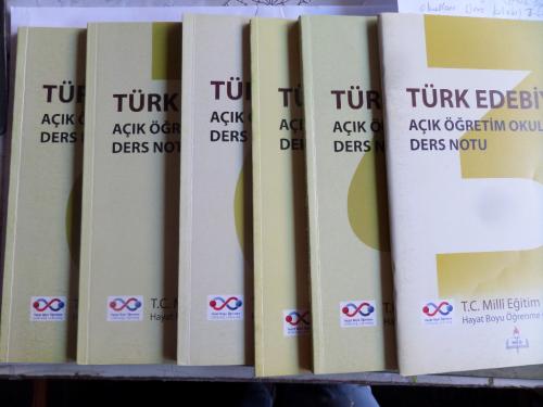 Türk Edebiyatı Açık Öğretim Okulları Ders Notu / 6 Adet