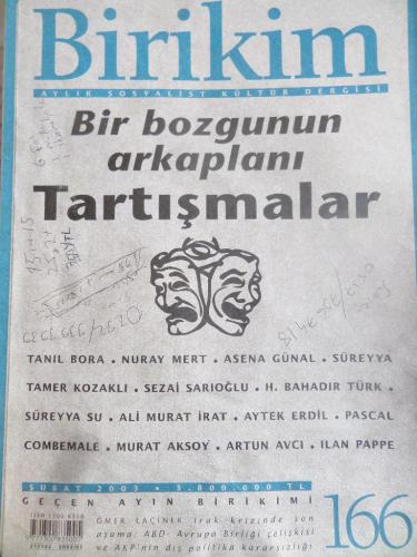 Birikim Dergisi 2003 / 166 - Bir Bozgunun Arkaplanı Tartışmalar