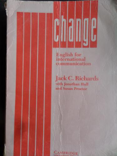 Change English For İnternational Communication Jack C. Richards