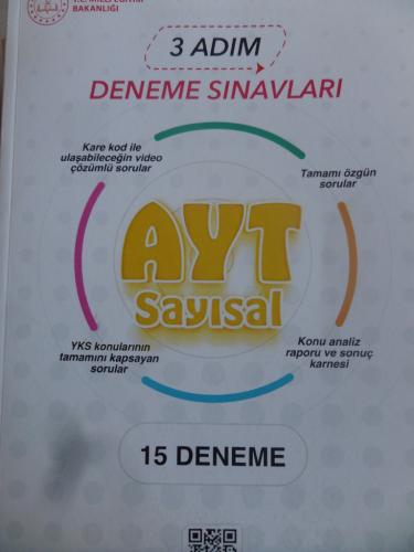 3 Adım Deneme Sınavları AYT Sayısal 15 Deneme