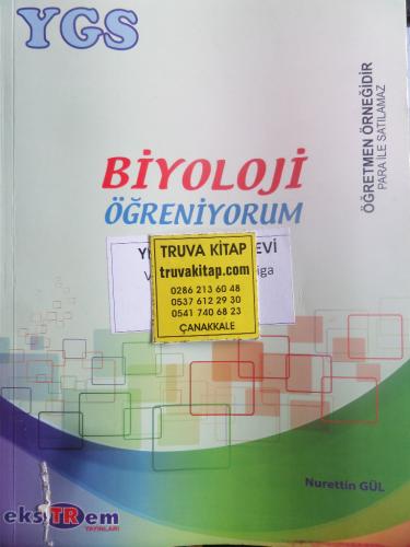 YGS Biyoloji Öğreniyorum - Öğretmen Örneğidir Nurettin Gül