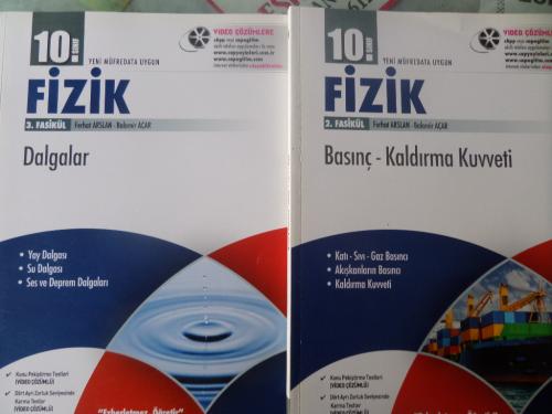 10. Sınıf Fizik Fasikülleri / 2 Adet Ferhat Arslan