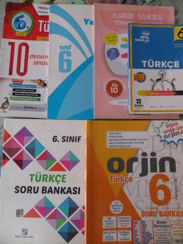 6. Sınıf Türkçe Okula Yardımcı Sınavlara Hazırlık Kitapları / 6 Adet