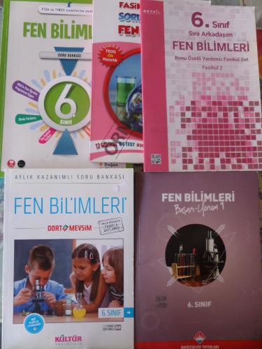 6. Sınıf Fen Bilimleri Okula Yardımcı Sınavlara Hazırlık Kitapları / 5