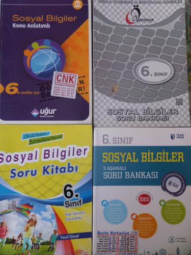 6. Sınıf Sosyal Bilgiler Okula Yardımcı Sınavlara Hazırlık Kitapları /