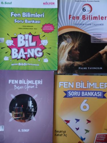 6. Sınıf Fen Bilimleri Okula Yardımcı Sınavlara Hazırlık Kitapları / 4