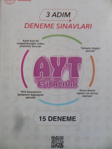 3 Adım Deneme Sınavları AYT Eşit Ağırlık 15 Deneme